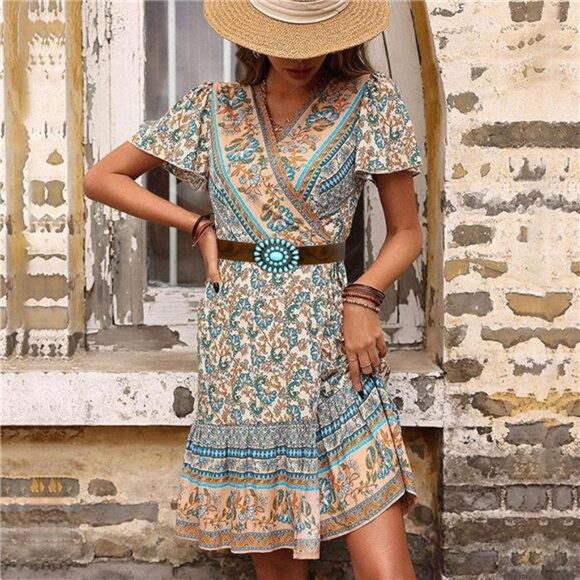 12 Pieces Leather Western Jewelry Set for Women Bohemian Costume Jewels - Picture 7 of 8